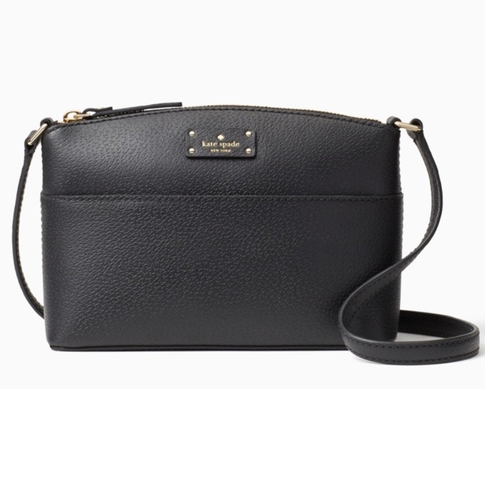 Kate Spade Grove Street Millie Crossbody Bag Womens OS Black Excellent Leather